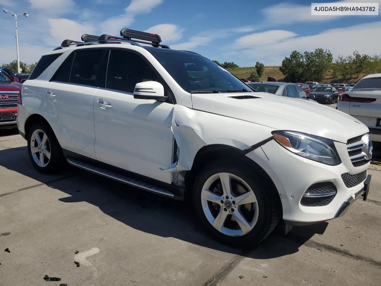 2017 Mercedes-Benz Gle 350 4Matic VIN: 4JGDA5HB9HA943782 Lot: 70908804