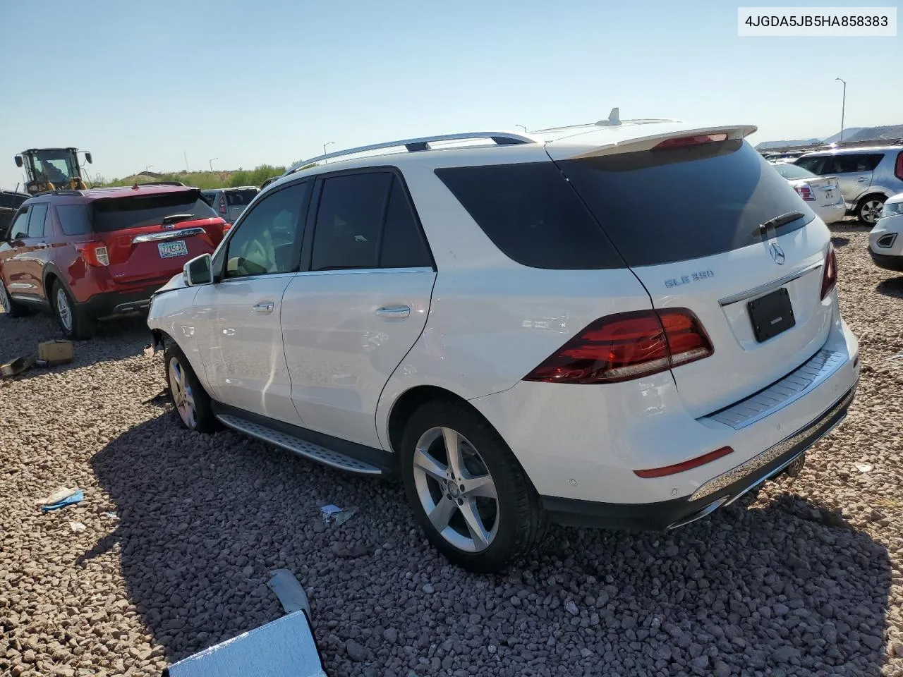 2017 Mercedes-Benz Gle 350 VIN: 4JGDA5JB5HA858383 Lot: 70913554