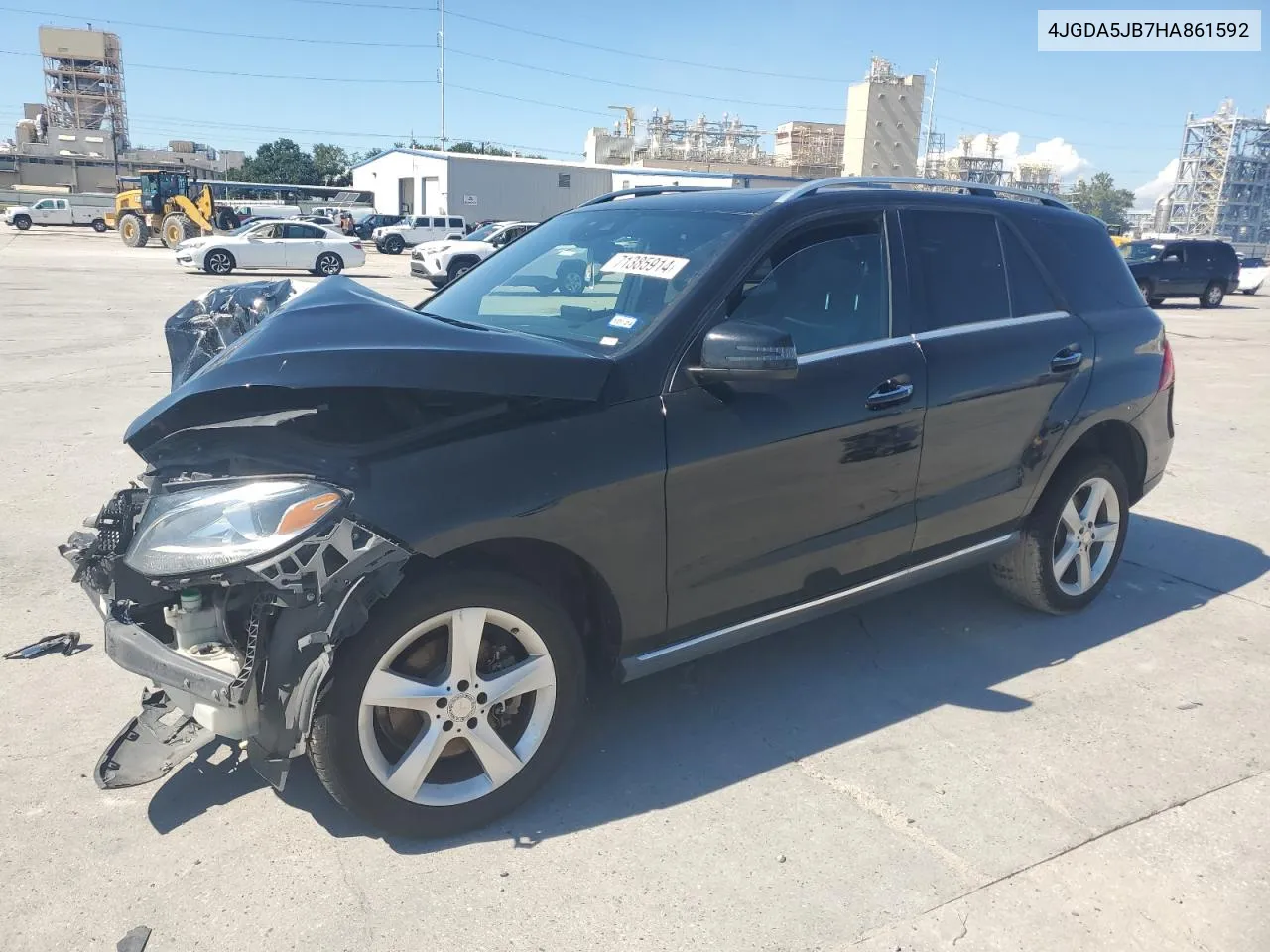 2017 Mercedes-Benz Gle 350 VIN: 4JGDA5JB7HA861592 Lot: 71385914