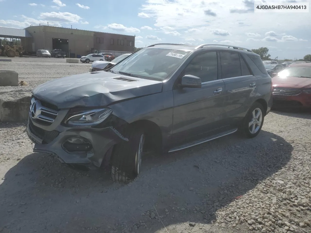 2017 Mercedes-Benz Gle 350 4Matic VIN: 4JGDA5HB7HA940413 Lot: 71490114