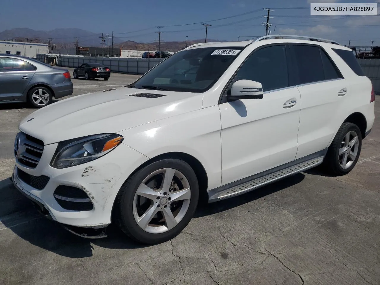 2017 Mercedes-Benz Gle 350 VIN: 4JGDA5JB7HA828897 Lot: 71865054