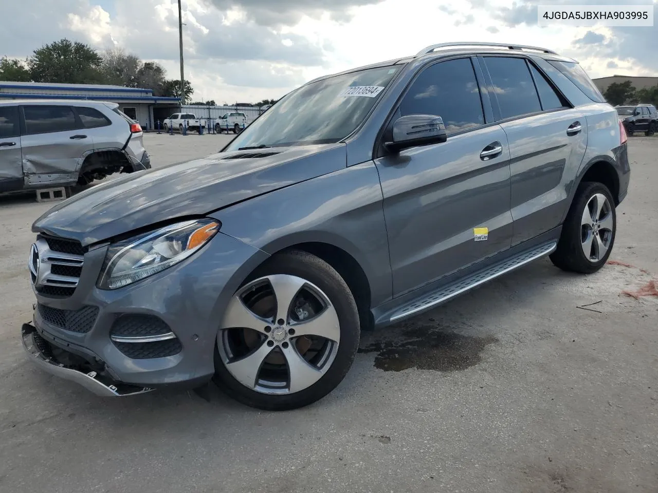 2017 Mercedes-Benz Gle 350 VIN: 4JGDA5JBXHA903995 Lot: 72013694