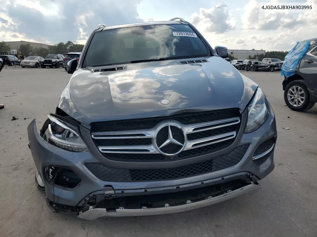 2017 Mercedes-Benz Gle 350 VIN: 4JGDA5JBXHA903995 Lot: 72013694