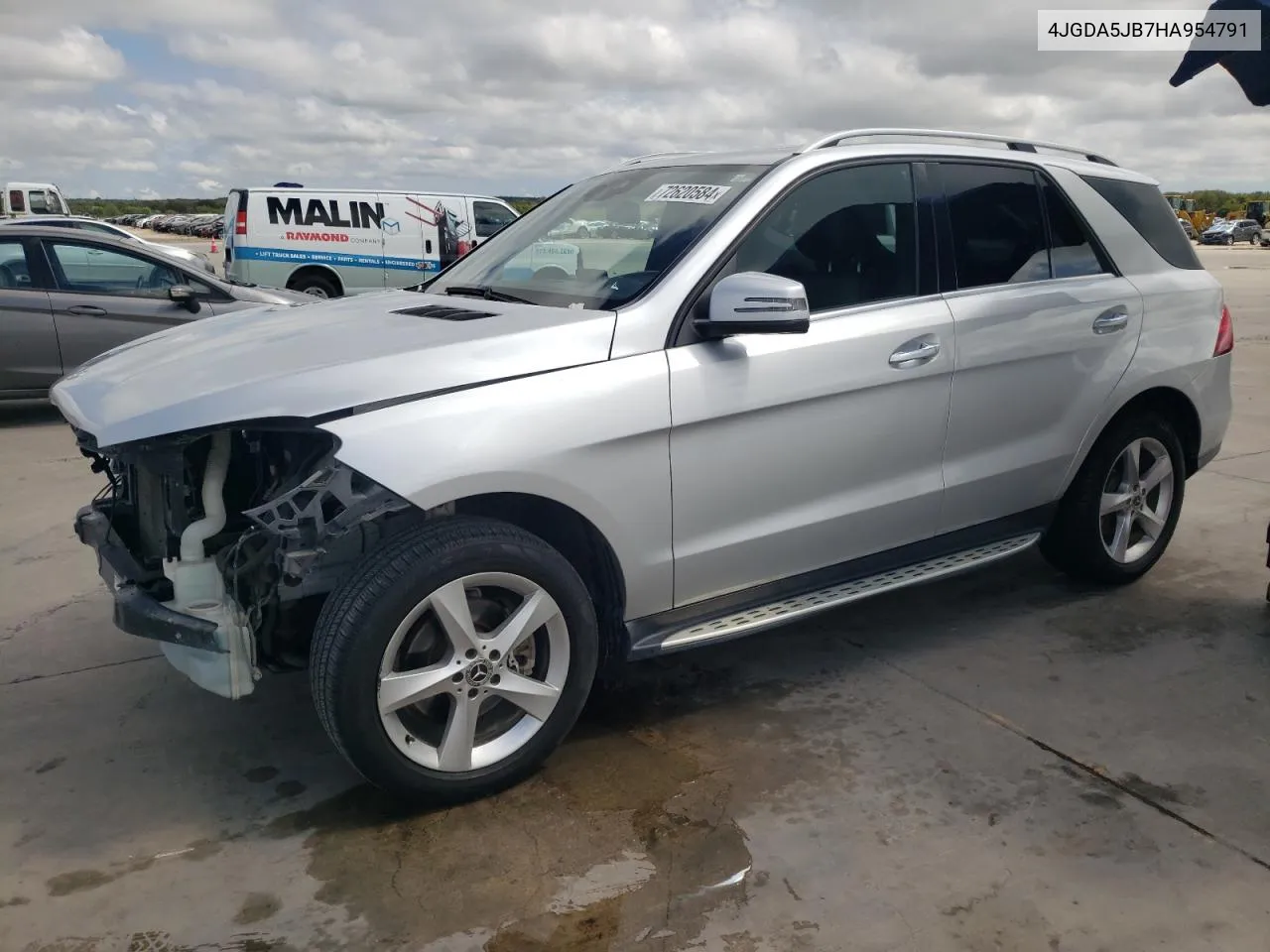 2017 Mercedes-Benz Gle 350 VIN: 4JGDA5JB7HA954791 Lot: 72620584