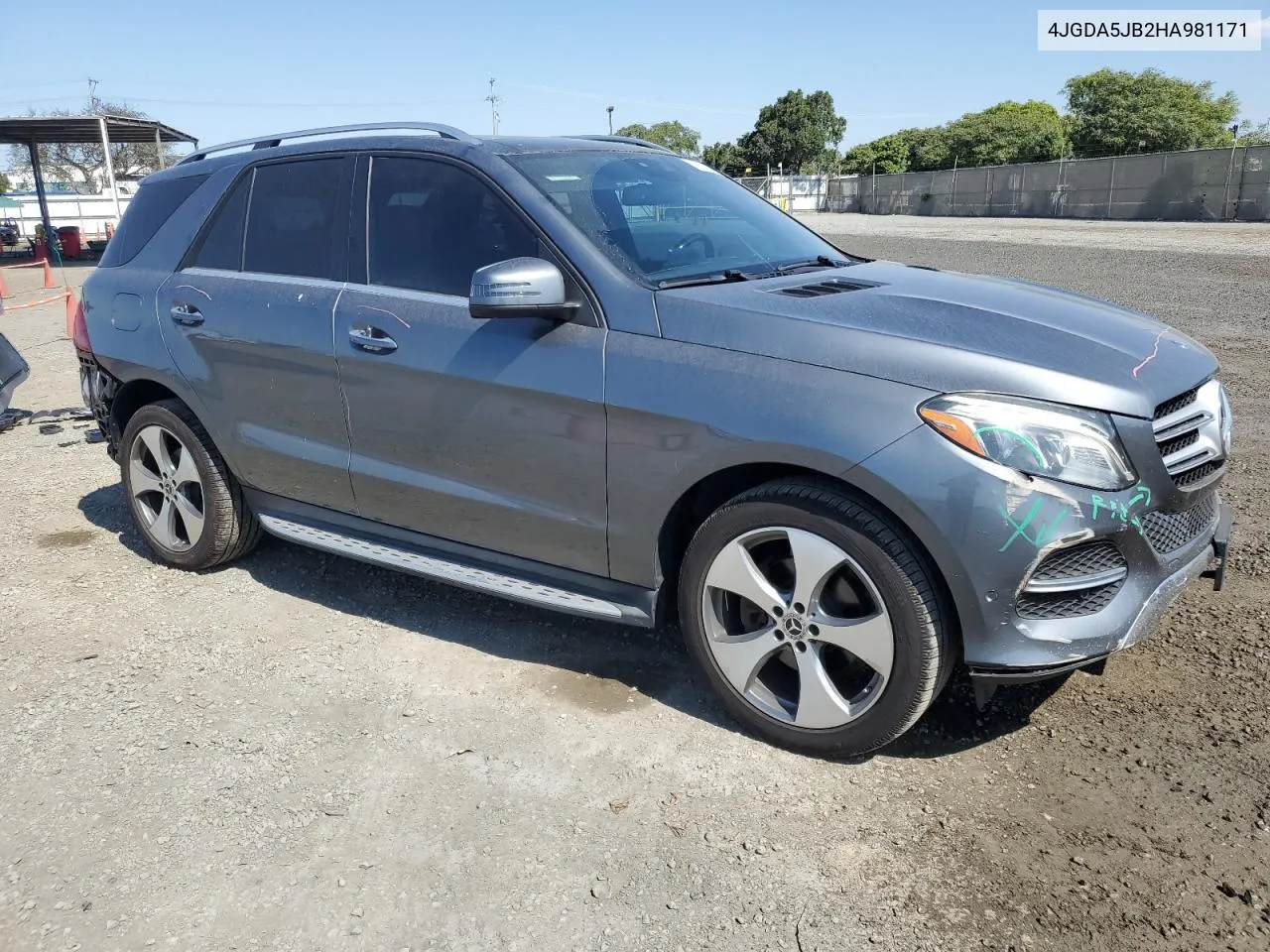 2017 Mercedes-Benz Gle 350 VIN: 4JGDA5JB2HA981171 Lot: 73601184