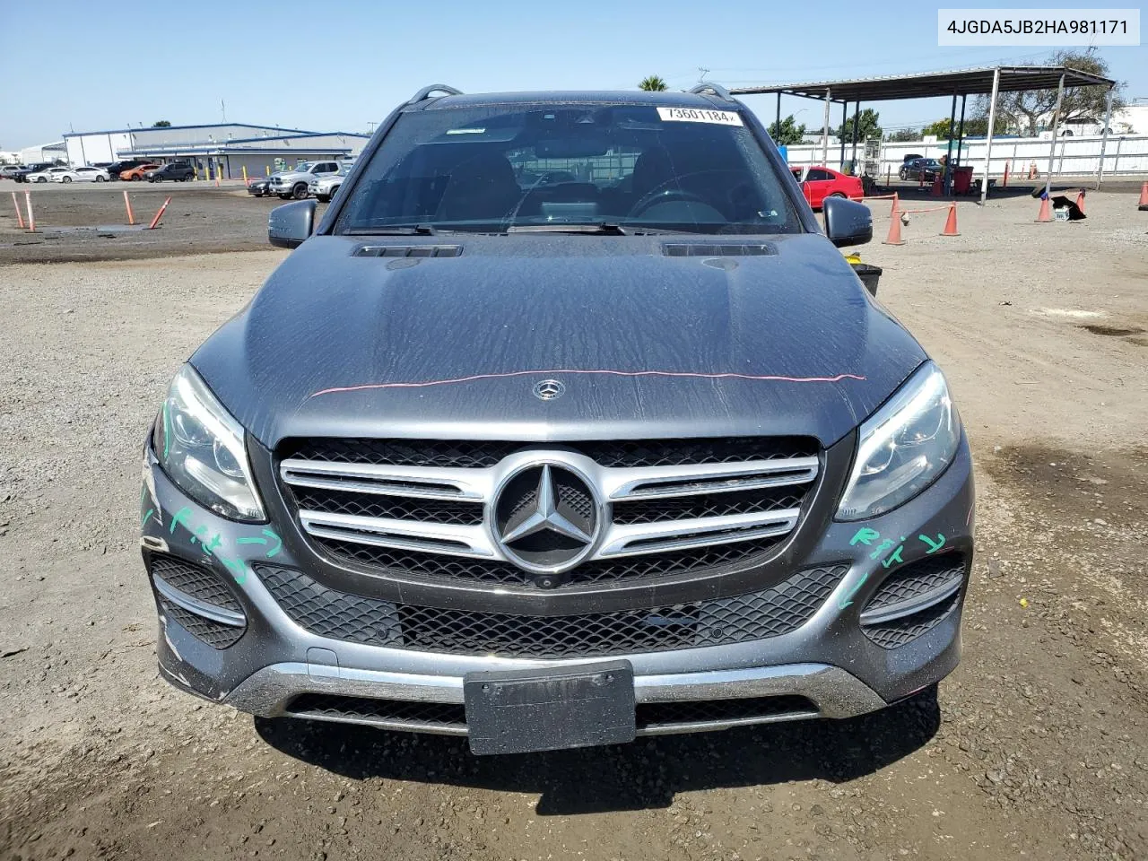 2017 Mercedes-Benz Gle 350 VIN: 4JGDA5JB2HA981171 Lot: 73601184