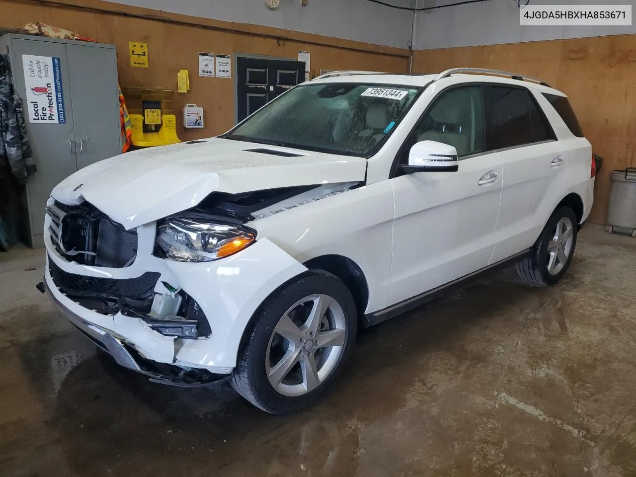 2017 Mercedes-Benz Gle 350 4Matic VIN: 4JGDA5HBXHA853671 Lot: 73951344