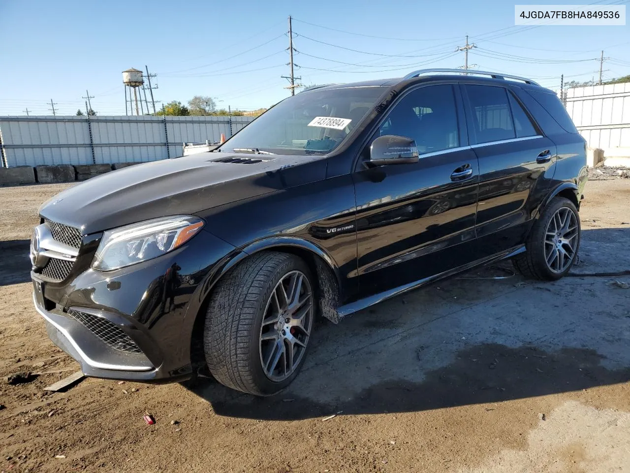 2017 Mercedes-Benz Gle 63 Amg-S 4Matic VIN: 4JGDA7FB8HA849536 Lot: 74378894