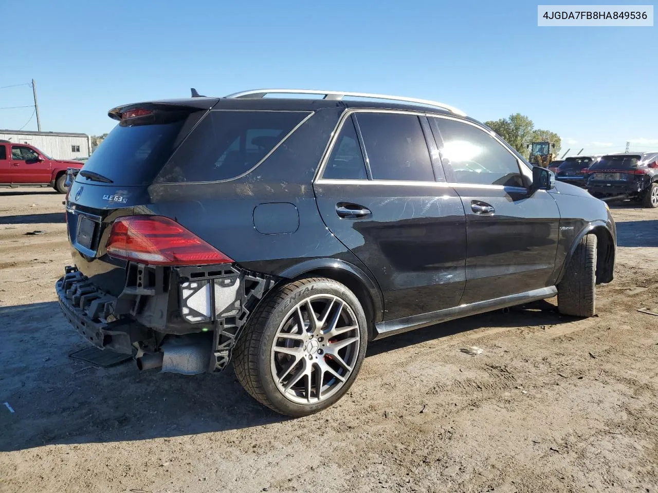 2017 Mercedes-Benz Gle 63 Amg-S 4Matic VIN: 4JGDA7FB8HA849536 Lot: 74378894