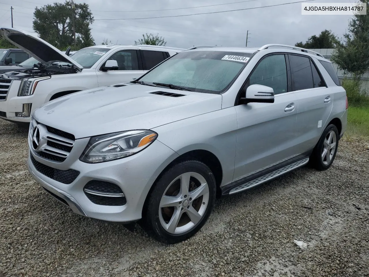 2017 Mercedes-Benz Gle 350 4Matic VIN: 4JGDA5HBXHA814787 Lot: 74446634