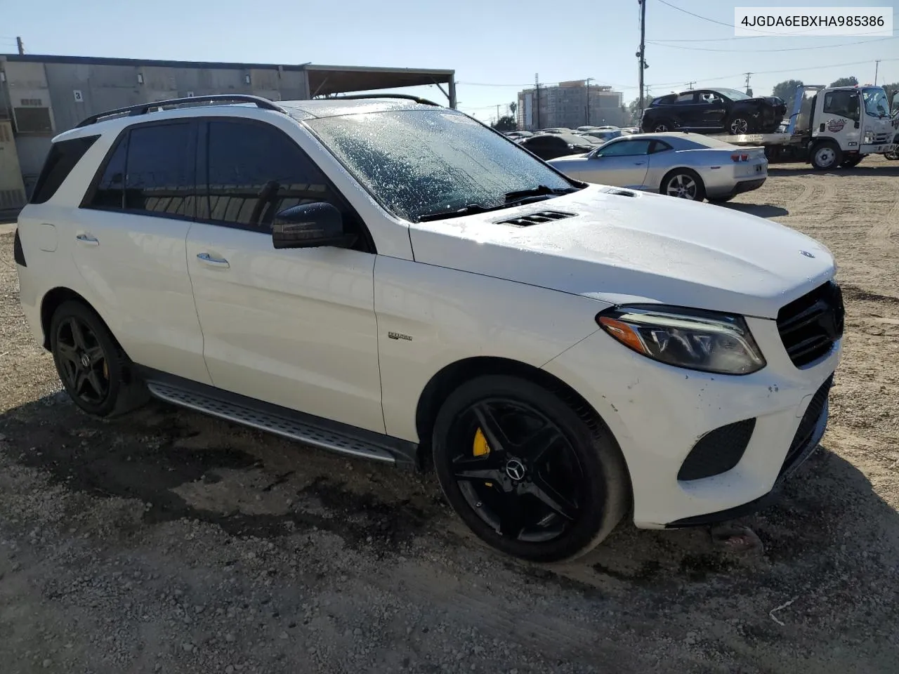 2017 Mercedes-Benz Gle 43 Amg VIN: 4JGDA6EBXHA985386 Lot: 74992274