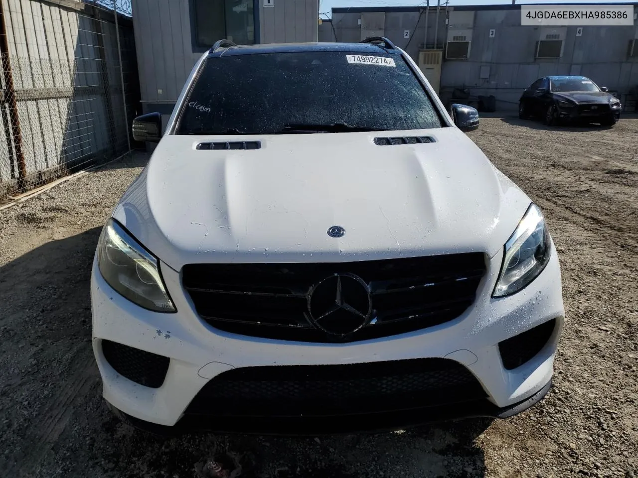 2017 Mercedes-Benz Gle 43 Amg VIN: 4JGDA6EBXHA985386 Lot: 74992274