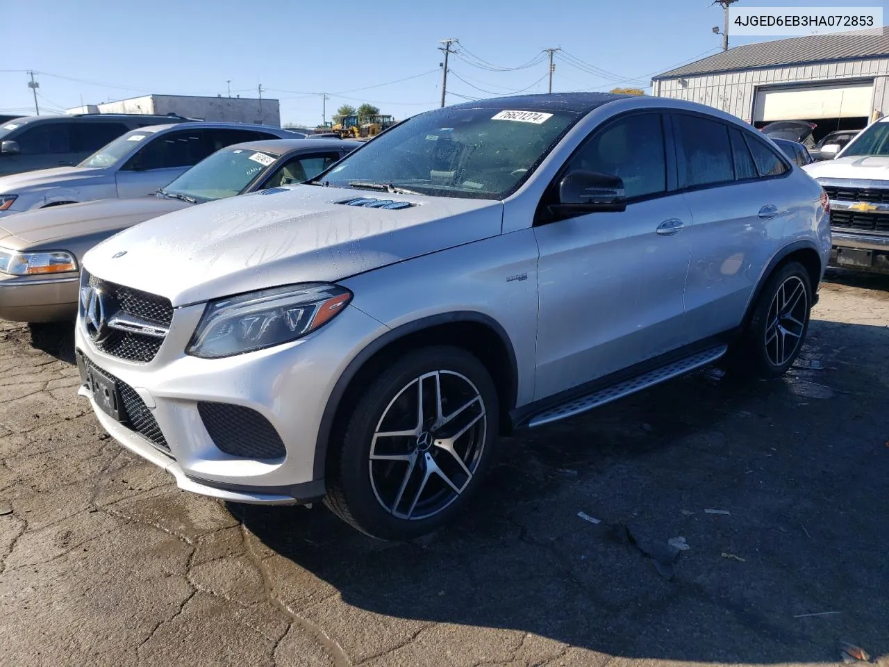 2017 Mercedes-Benz Gle Coupe 43 Amg VIN: 4JGED6EB3HA072853 Lot: 76621274