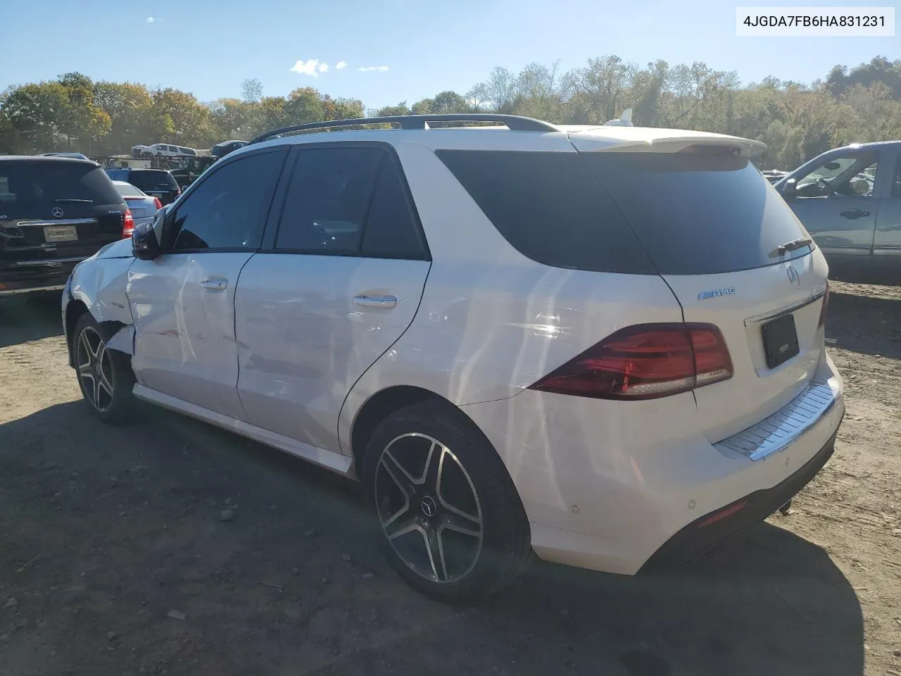 2017 Mercedes-Benz Gle 63 Amg-S 4Matic VIN: 4JGDA7FB6HA831231 Lot: 76630384