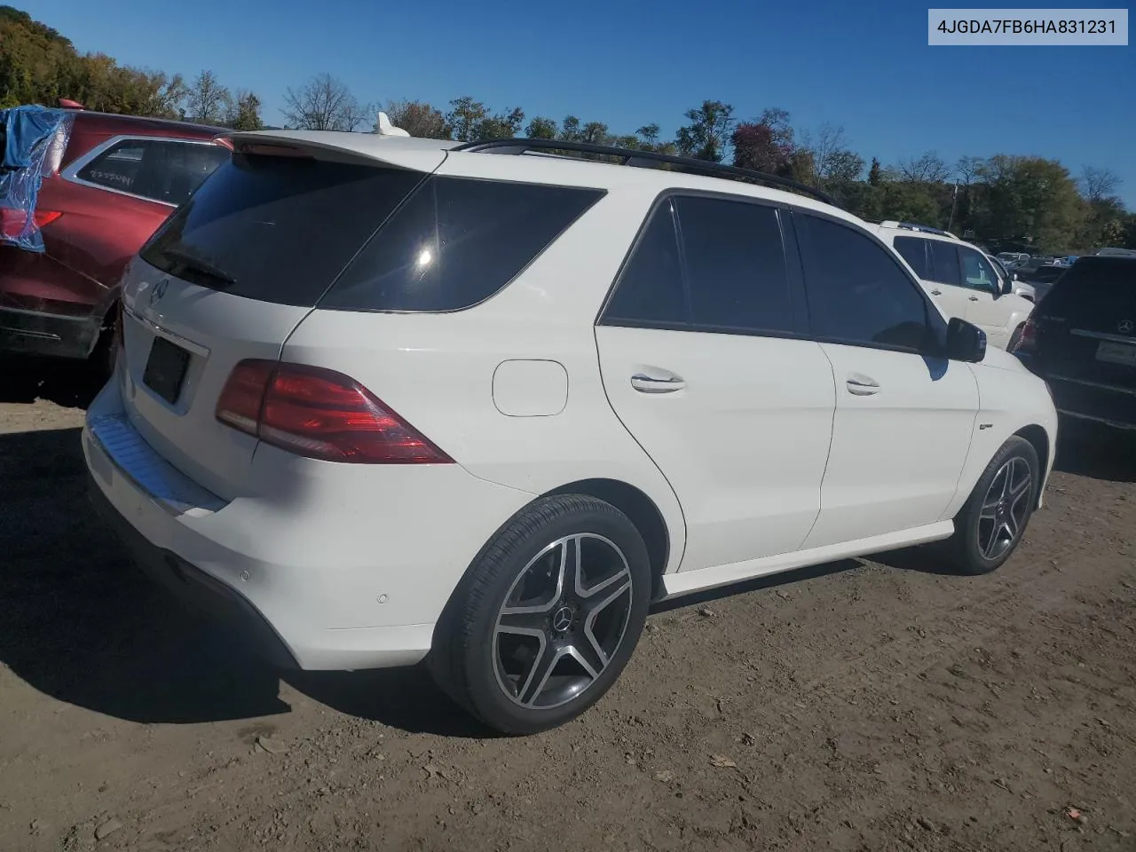 2017 Mercedes-Benz Gle 63 Amg-S 4Matic VIN: 4JGDA7FB6HA831231 Lot: 76630384