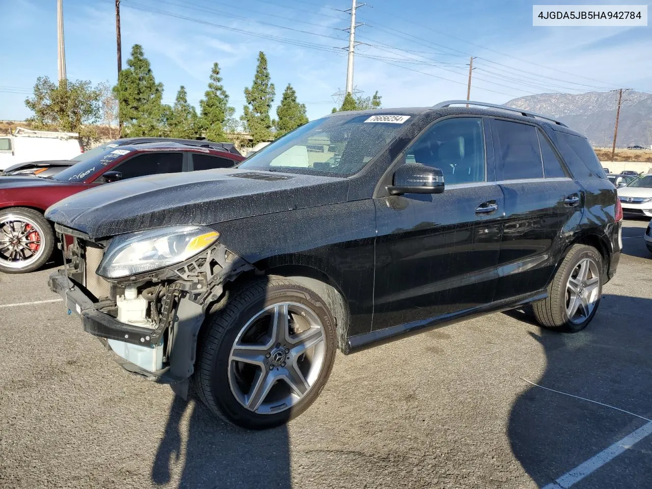 2017 Mercedes-Benz Gle 350 VIN: 4JGDA5JB5HA942784 Lot: 76656254