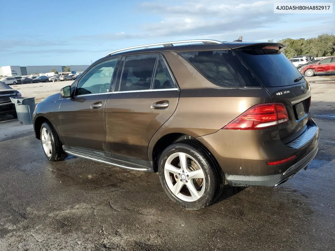 2017 Mercedes-Benz Gle 350 4Matic VIN: 4JGDA5HB0HA852917 Lot: 76797054