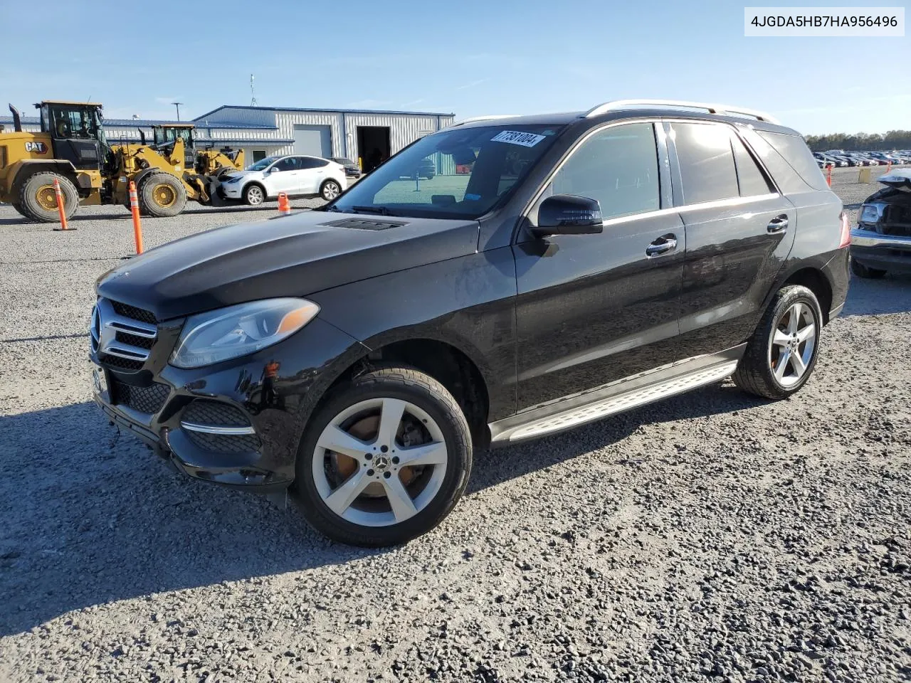 2017 Mercedes-Benz Gle 350 4Matic VIN: 4JGDA5HB7HA956496 Lot: 77381004