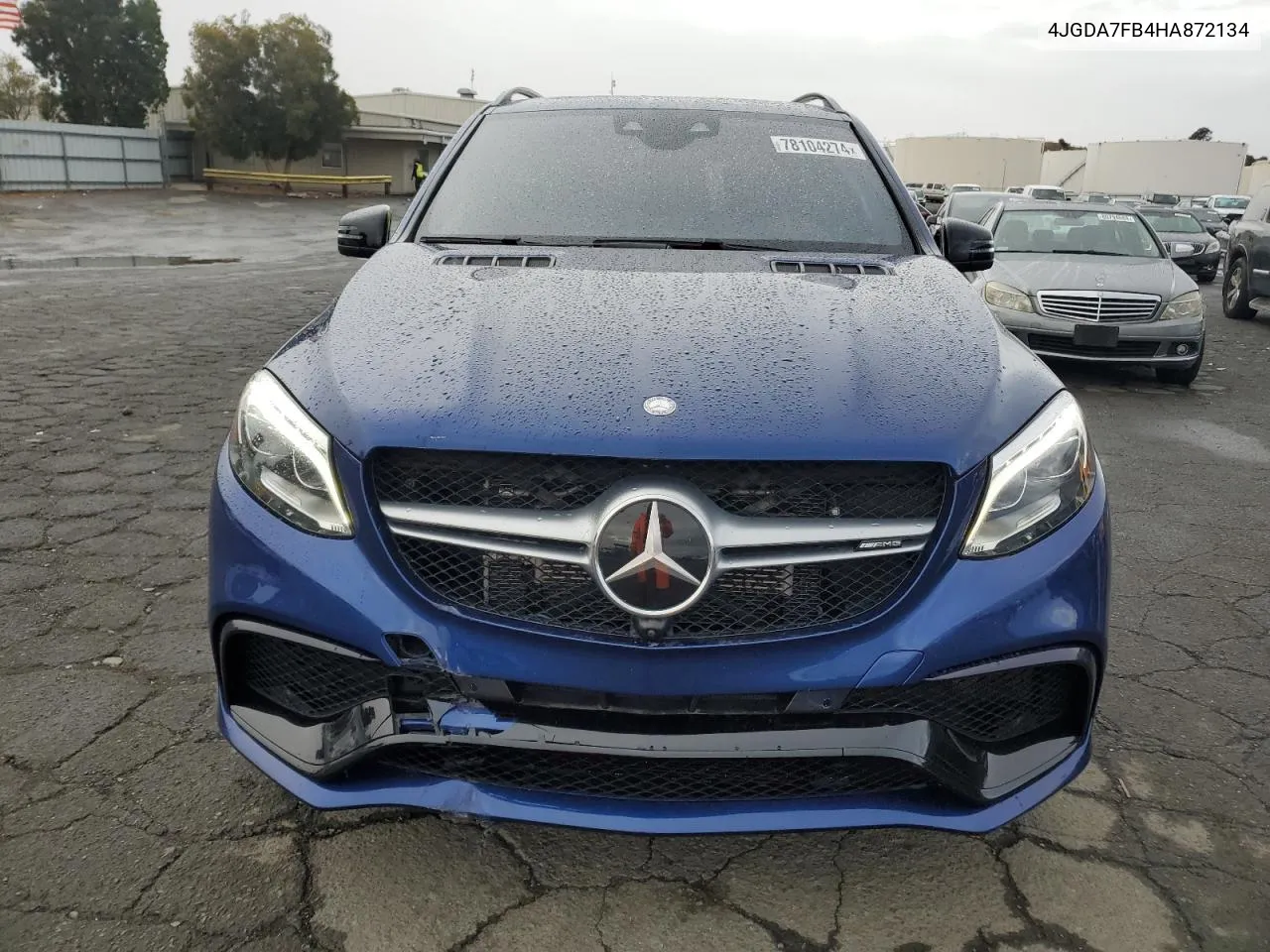 2017 Mercedes-Benz Gle 63 Amg-S 4Matic VIN: 4JGDA7FB4HA872134 Lot: 78104274