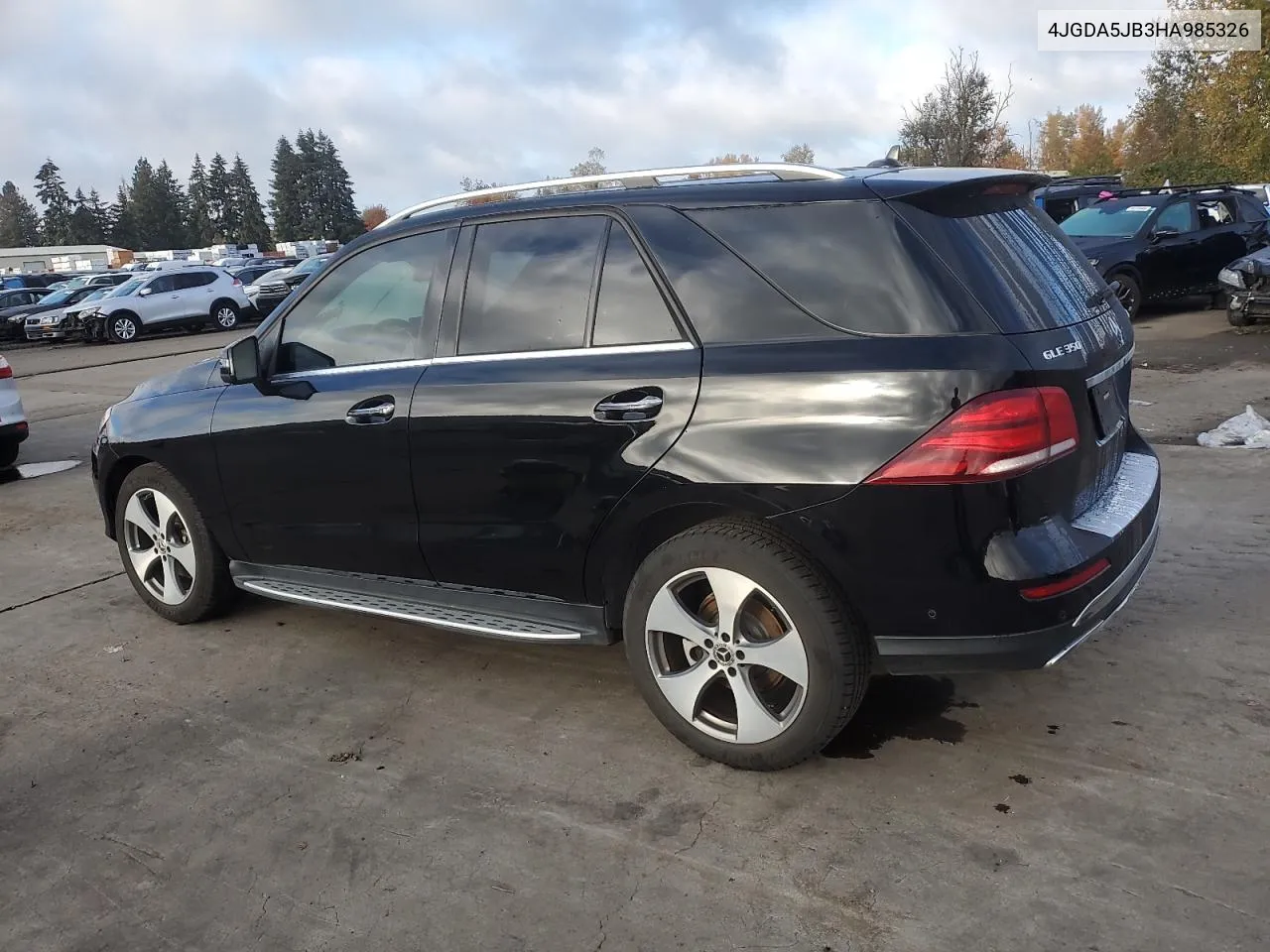 2017 Mercedes-Benz Gle 350 VIN: 4JGDA5JB3HA985326 Lot: 78372484