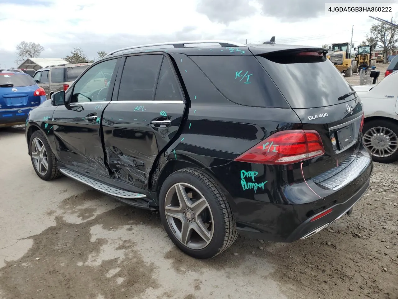 2017 Mercedes-Benz Gle 400 4Matic VIN: 4JGDA5GB3HA860222 Lot: 78847774