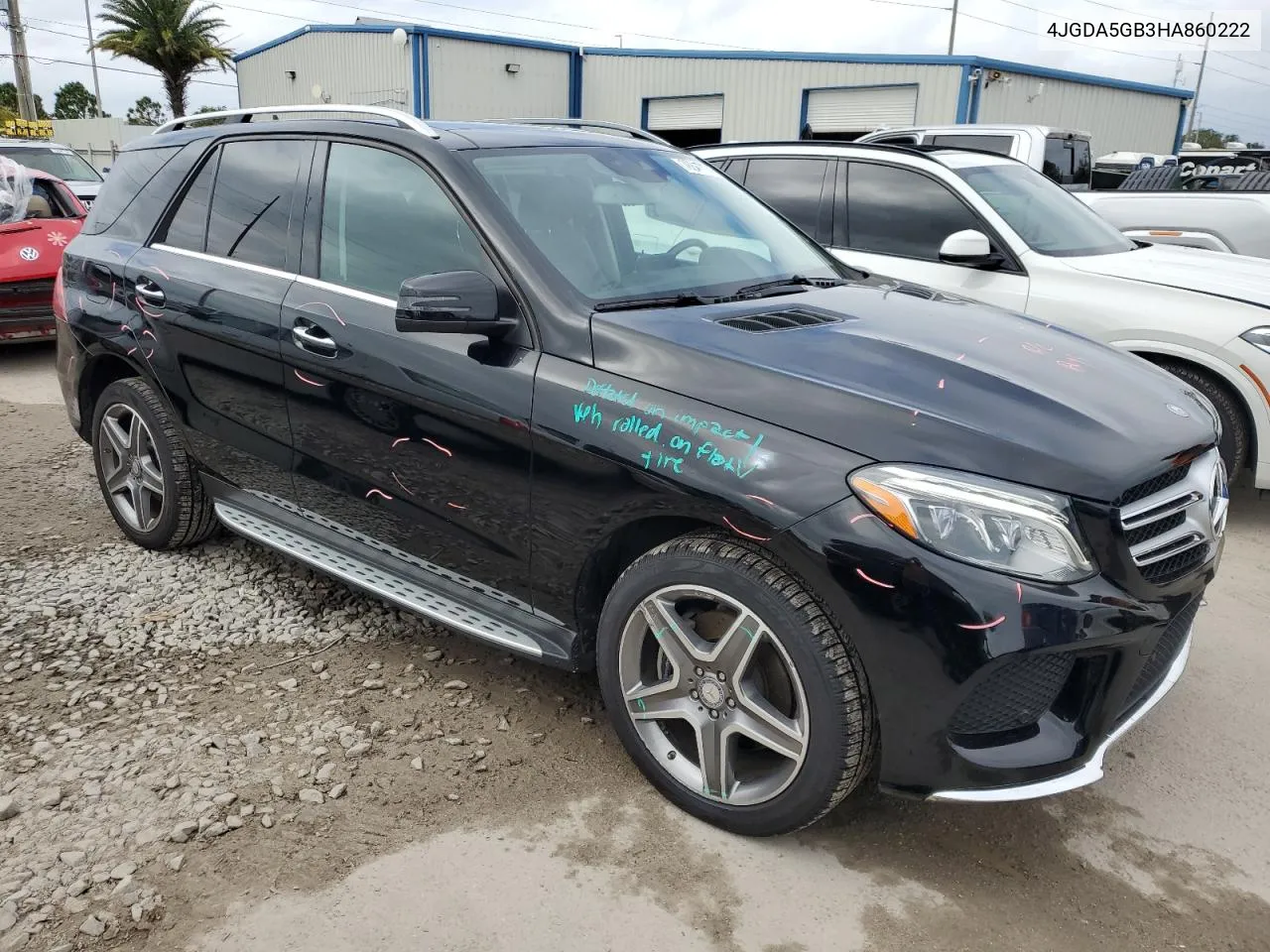 2017 Mercedes-Benz Gle 400 4Matic VIN: 4JGDA5GB3HA860222 Lot: 78847774