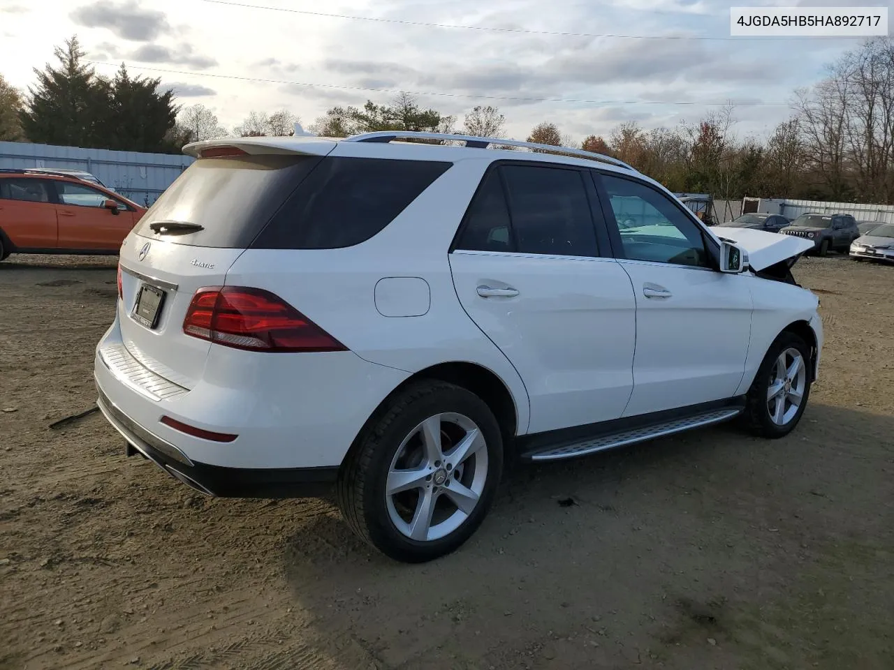 2017 Mercedes-Benz Gle 350 4Matic VIN: 4JGDA5HB5HA892717 Lot: 79140534