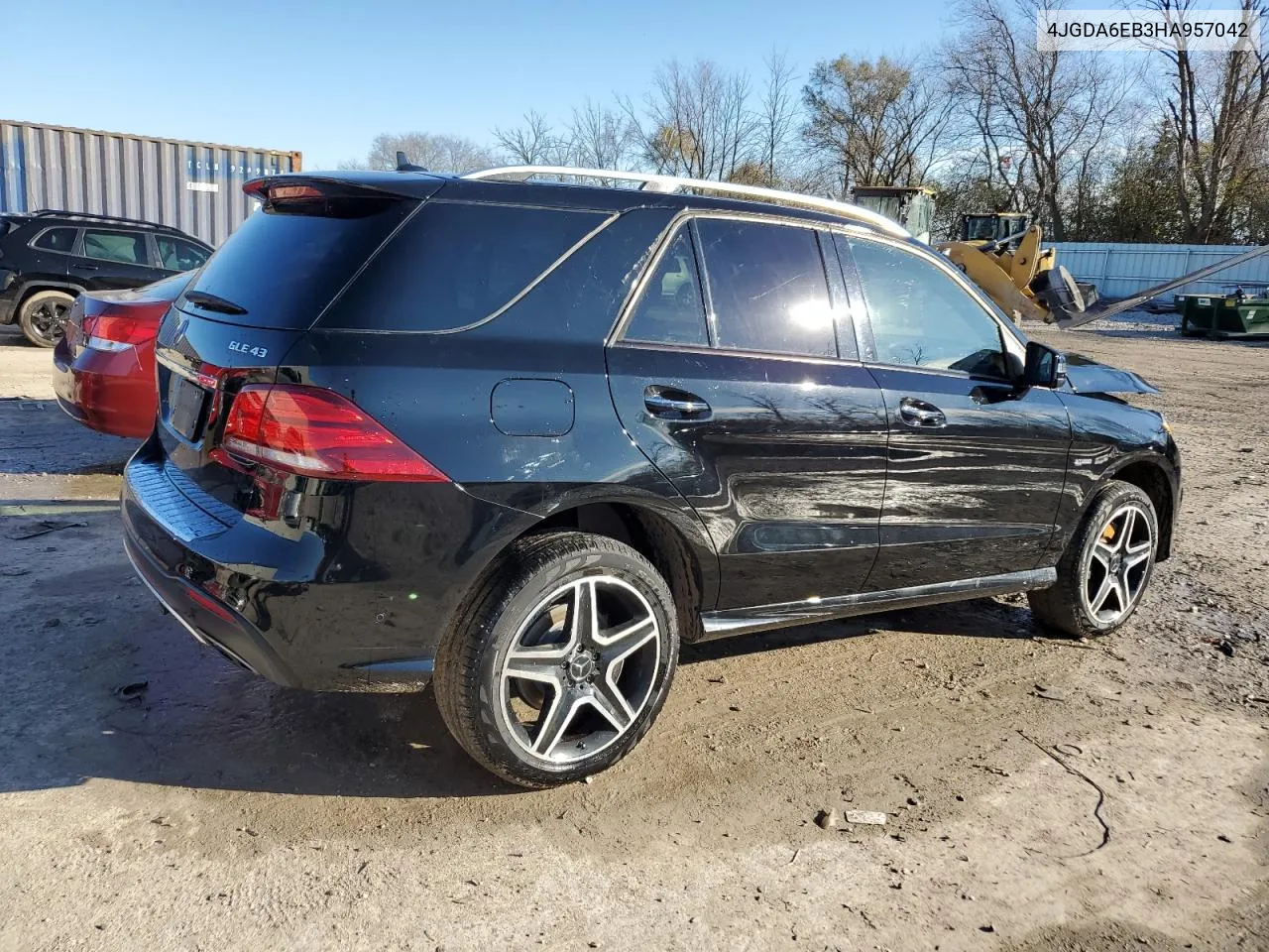 2017 Mercedes-Benz Gle 43 Amg VIN: 4JGDA6EB3HA957042 Lot: 79240844