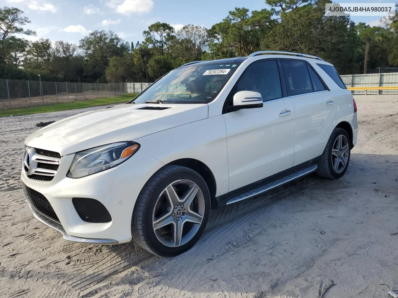 2017 Mercedes-Benz Gle 350 VIN: 4JGDA5JB4HA980037 Lot: 79282284