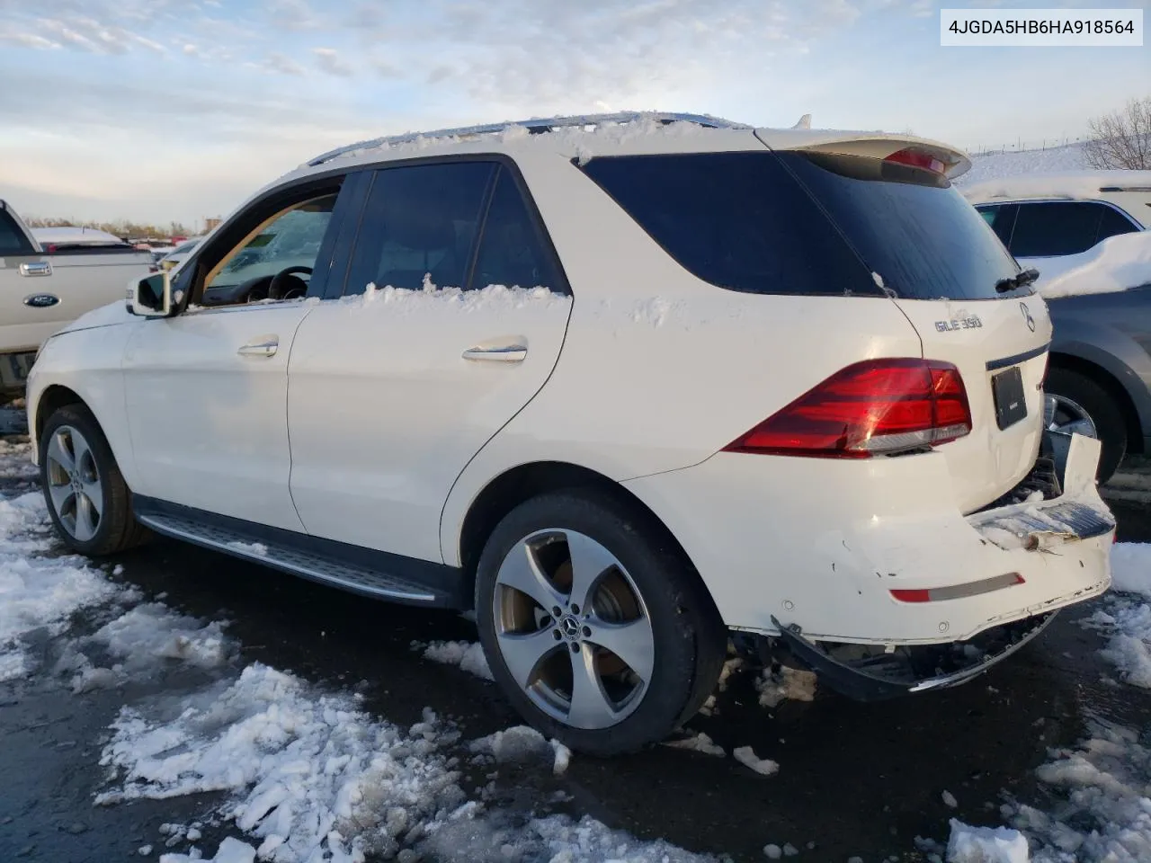 2017 Mercedes-Benz Gle 350 4Matic VIN: 4JGDA5HB6HA918564 Lot: 79681124