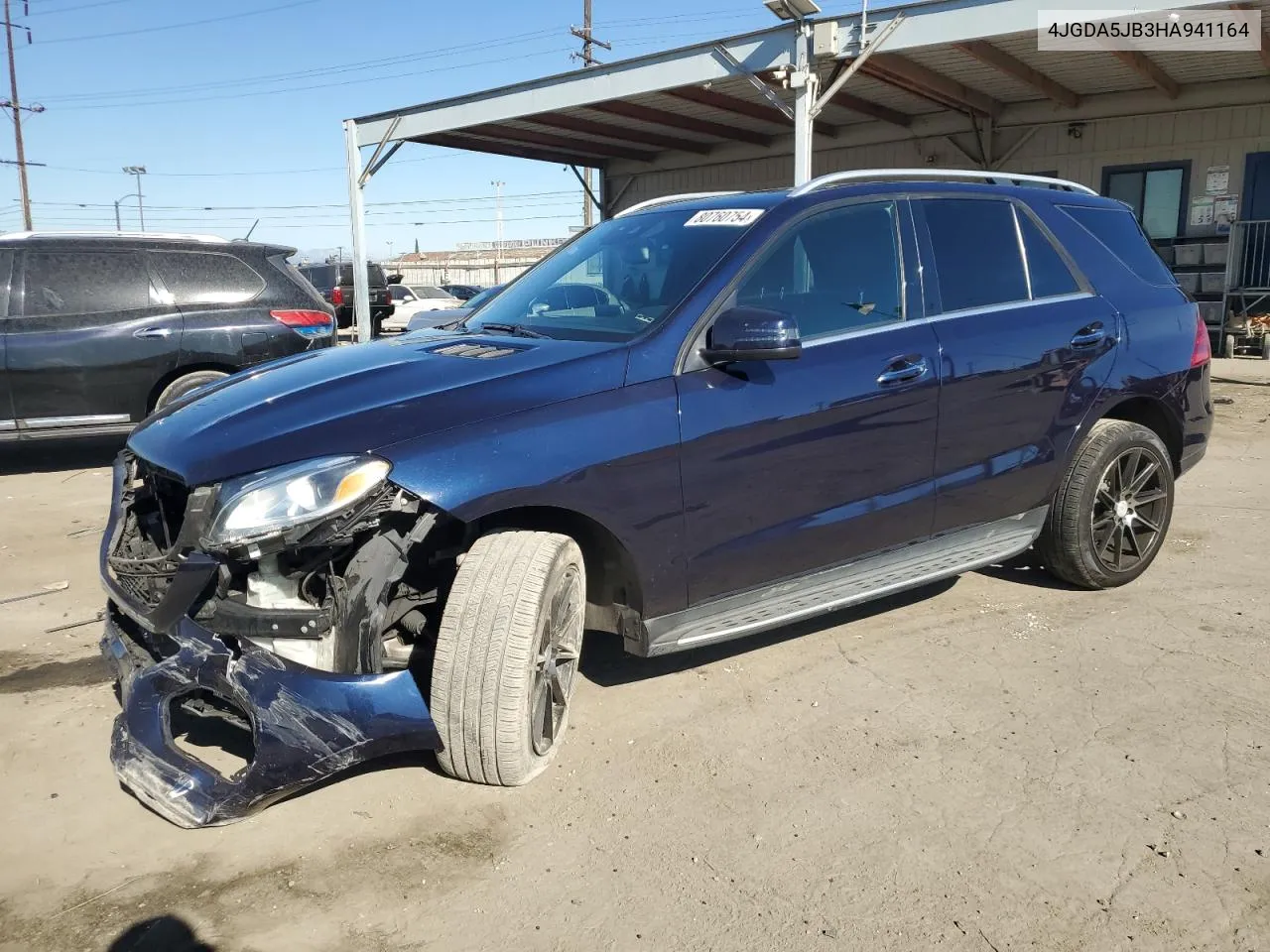 2017 Mercedes-Benz Gle 350 VIN: 4JGDA5JB3HA941164 Lot: 80760754