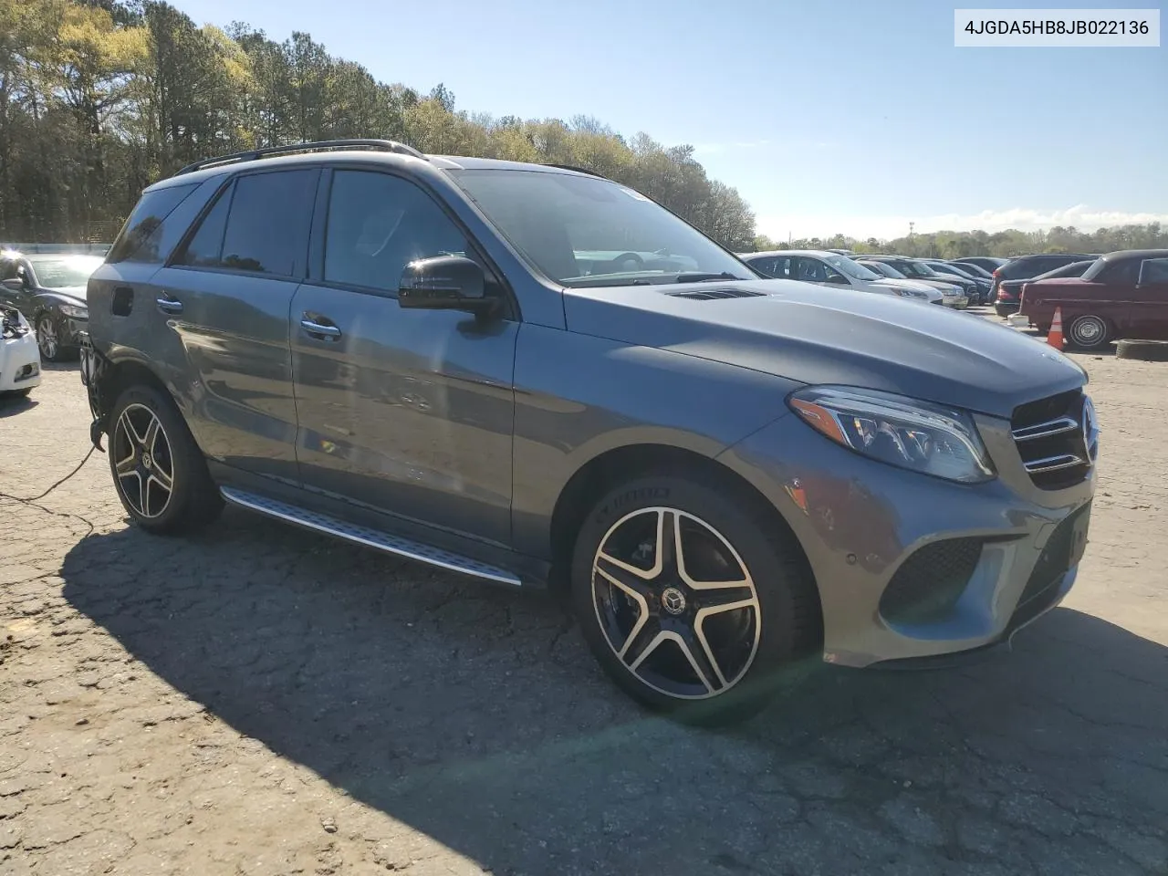 2018 Mercedes-Benz Gle 350 4Matic VIN: 4JGDA5HB8JB022136 Lot: 48806514