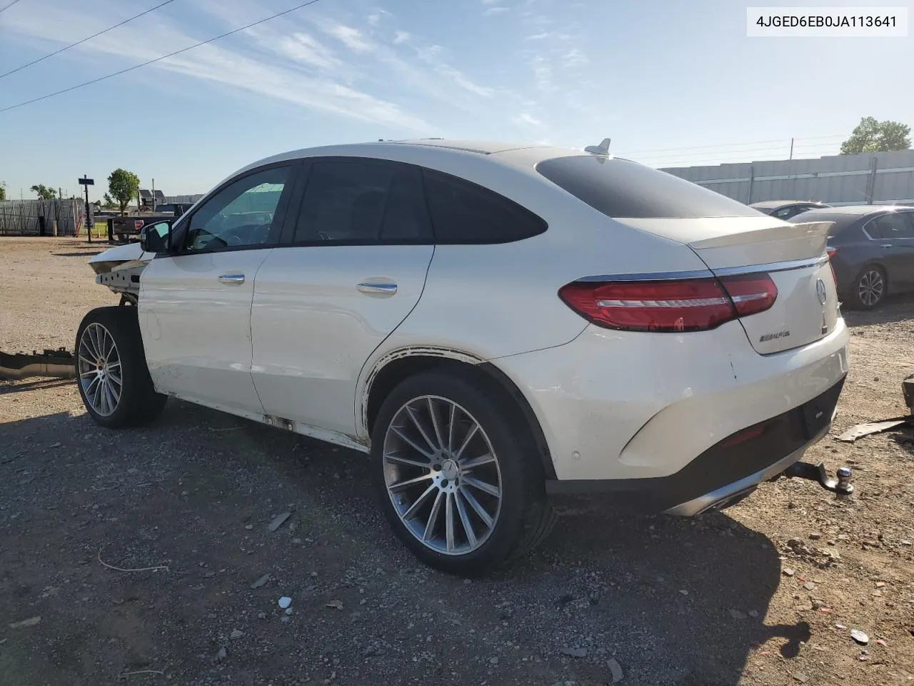 2018 Mercedes-Benz Gle Coupe 43 Amg VIN: 4JGED6EB0JA113641 Lot: 51810354