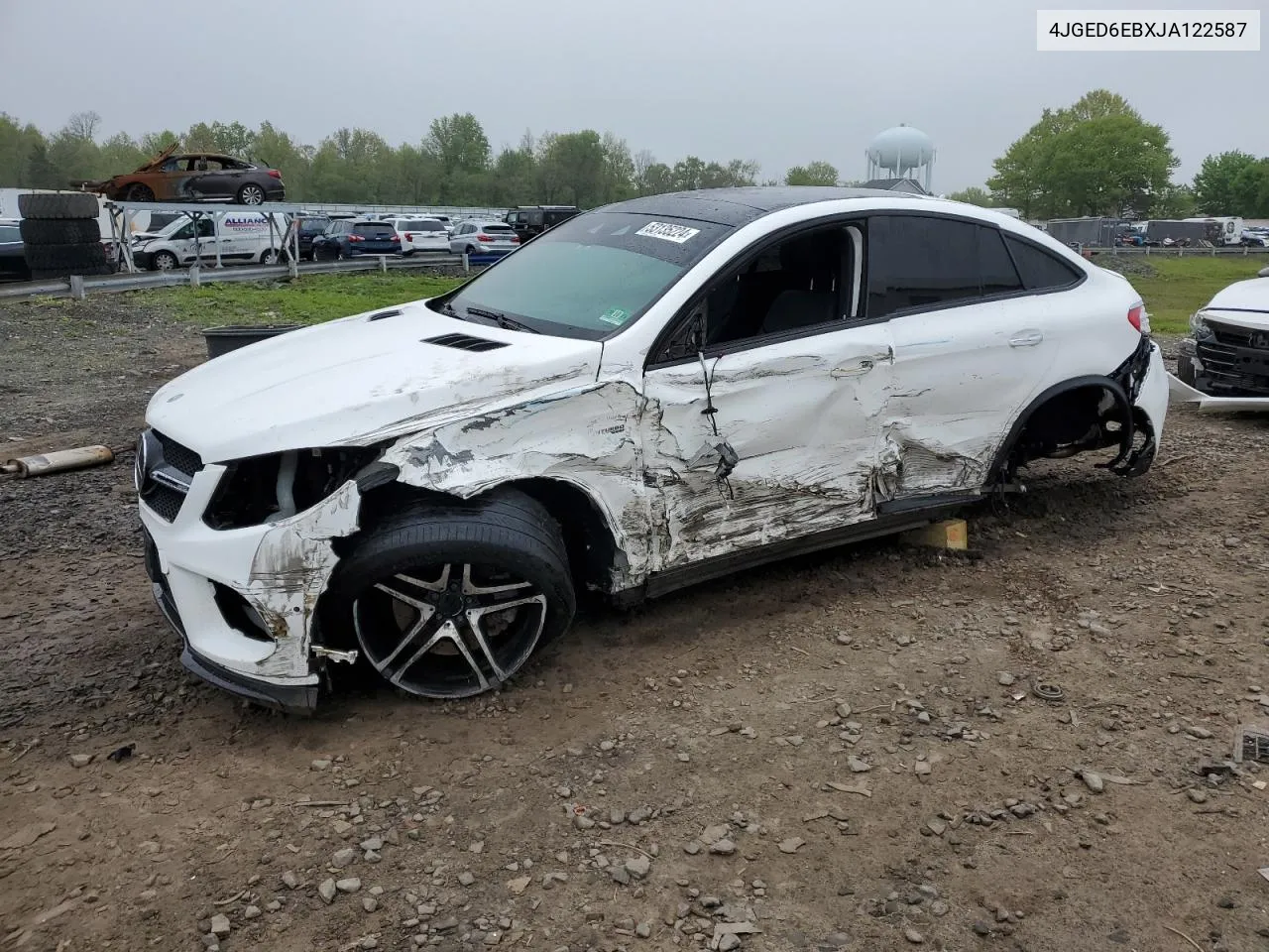 2018 Mercedes-Benz Gle Coupe 43 Amg VIN: 4JGED6EBXJA122587 Lot: 53135224