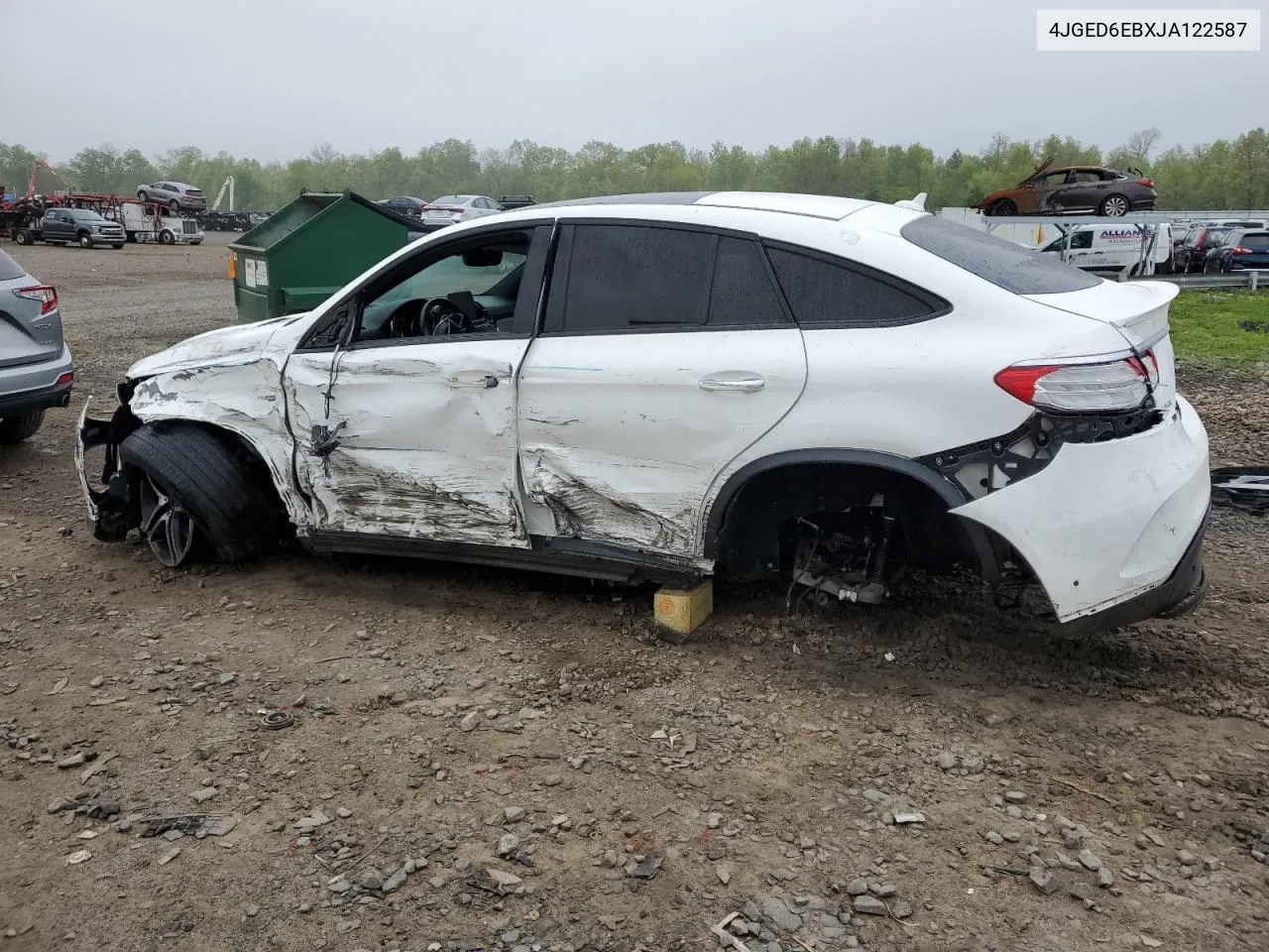 2018 Mercedes-Benz Gle Coupe 43 Amg VIN: 4JGED6EBXJA122587 Lot: 53135224