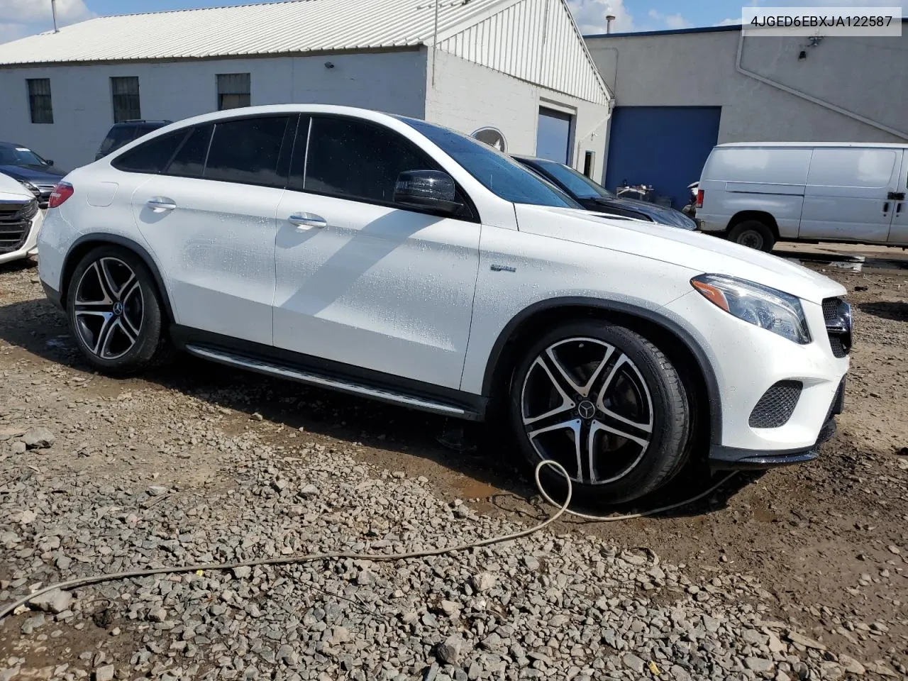 2018 Mercedes-Benz Gle Coupe 43 Amg VIN: 4JGED6EBXJA122587 Lot: 53135224