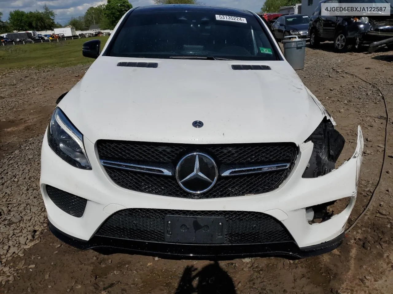 2018 Mercedes-Benz Gle Coupe 43 Amg VIN: 4JGED6EBXJA122587 Lot: 53135224