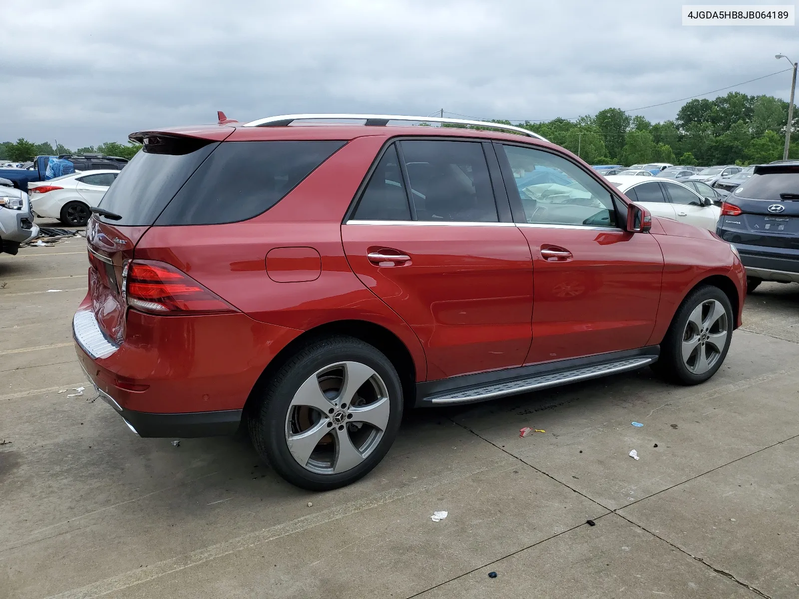 2018 Mercedes-Benz Gle 350 4Matic VIN: 4JGDA5HB8JB064189 Lot: 55615174