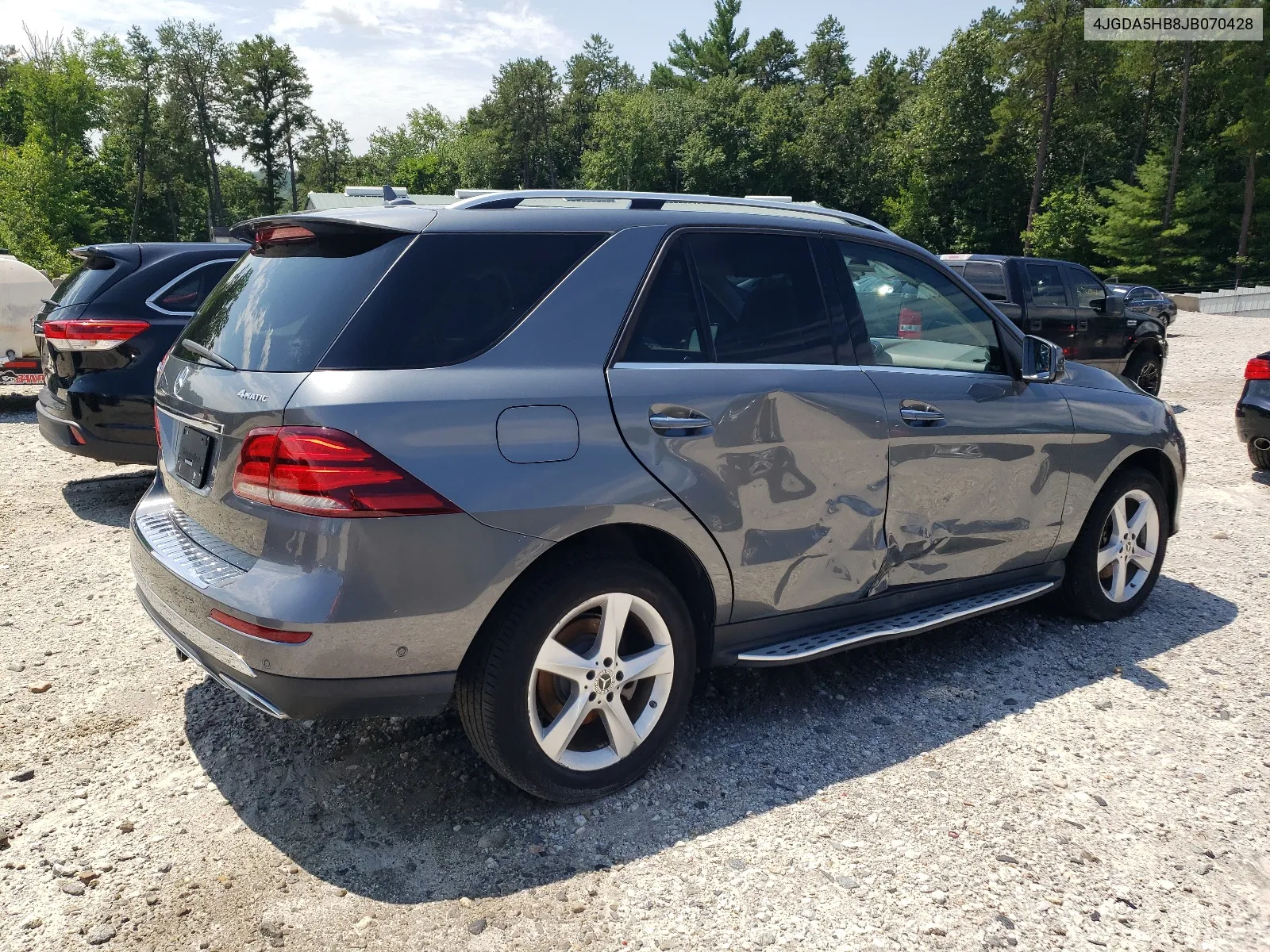 2018 Mercedes-Benz Gle 350 4Matic VIN: 4JGDA5HB8JB070428 Lot: 61884134