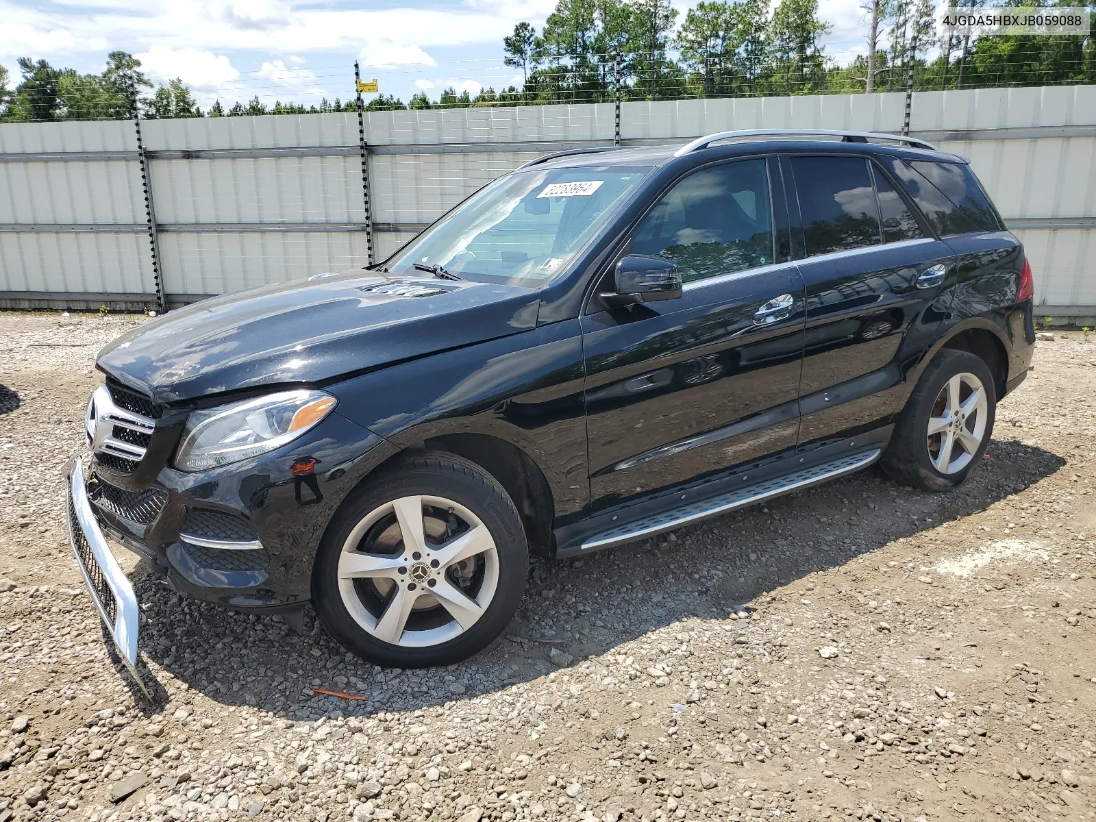 2018 Mercedes-Benz Gle 350 4Matic VIN: 4JGDA5HBXJB059088 Lot: 62283964