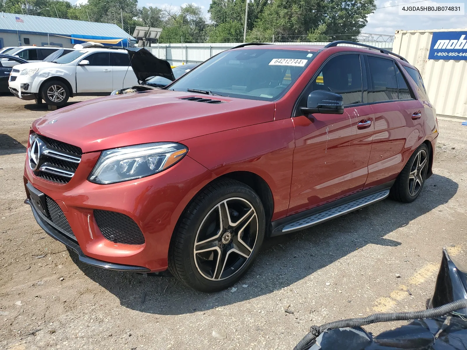 2018 Mercedes-Benz Gle 350 4Matic VIN: 4JGDA5HB0JB074831 Lot: 64212744