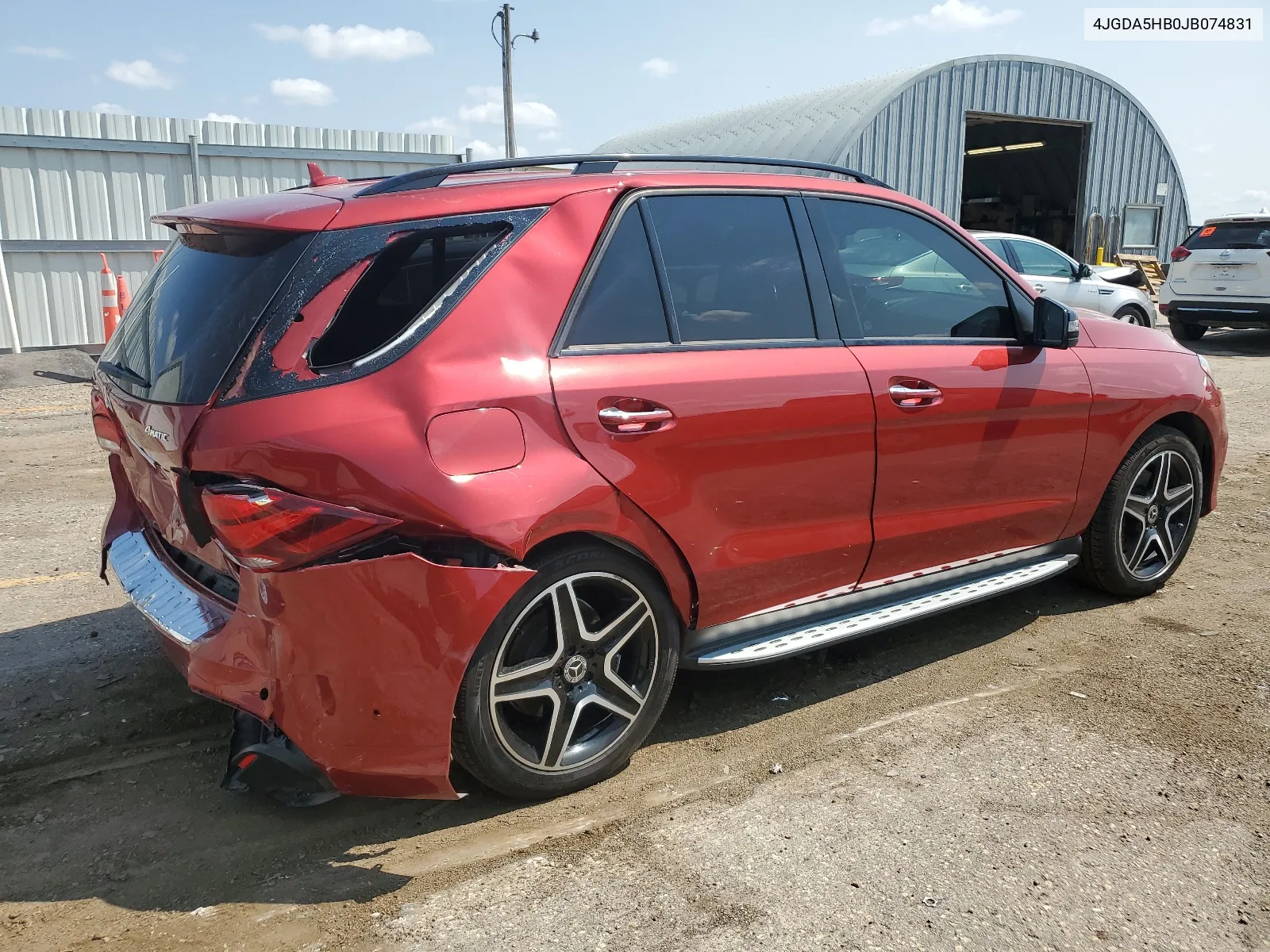 2018 Mercedes-Benz Gle 350 4Matic VIN: 4JGDA5HB0JB074831 Lot: 64212744