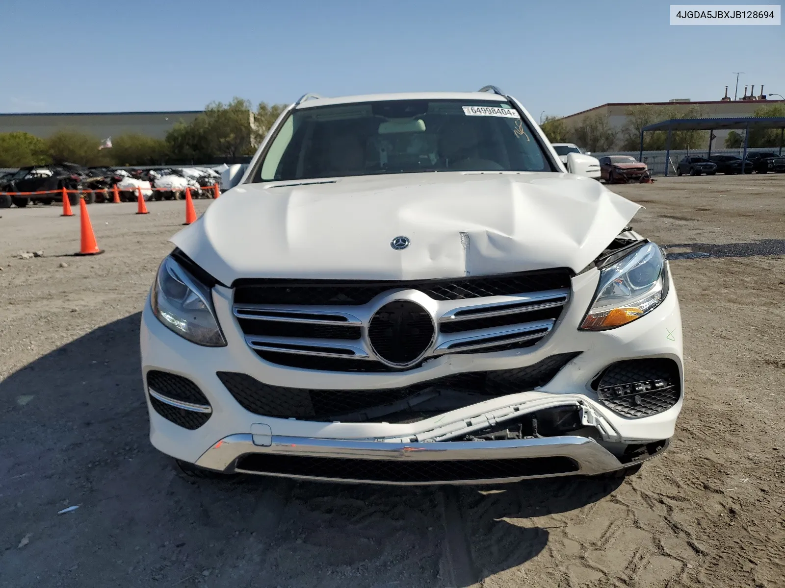 2018 Mercedes-Benz Gle 350 VIN: 4JGDA5JBXJB128694 Lot: 64998404