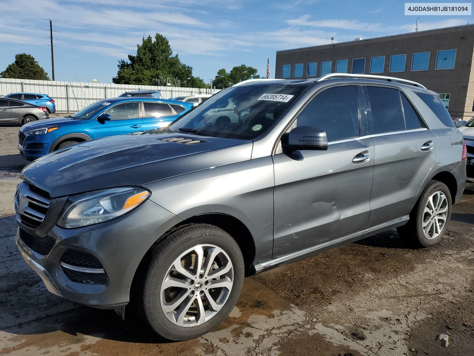 2018 Mercedes-Benz Gle 350 4Matic VIN: 4JGDA5HB1JB181094 Lot: 66205714