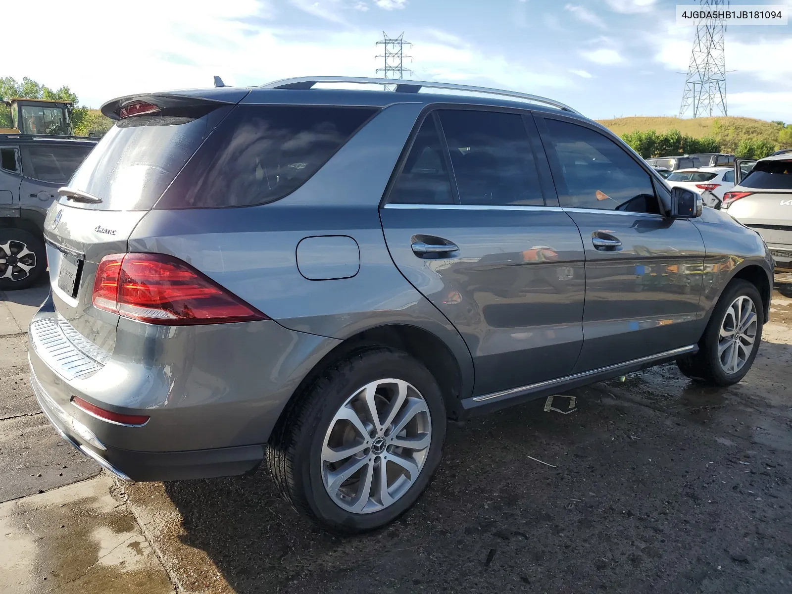 2018 Mercedes-Benz Gle 350 4Matic VIN: 4JGDA5HB1JB181094 Lot: 66205714