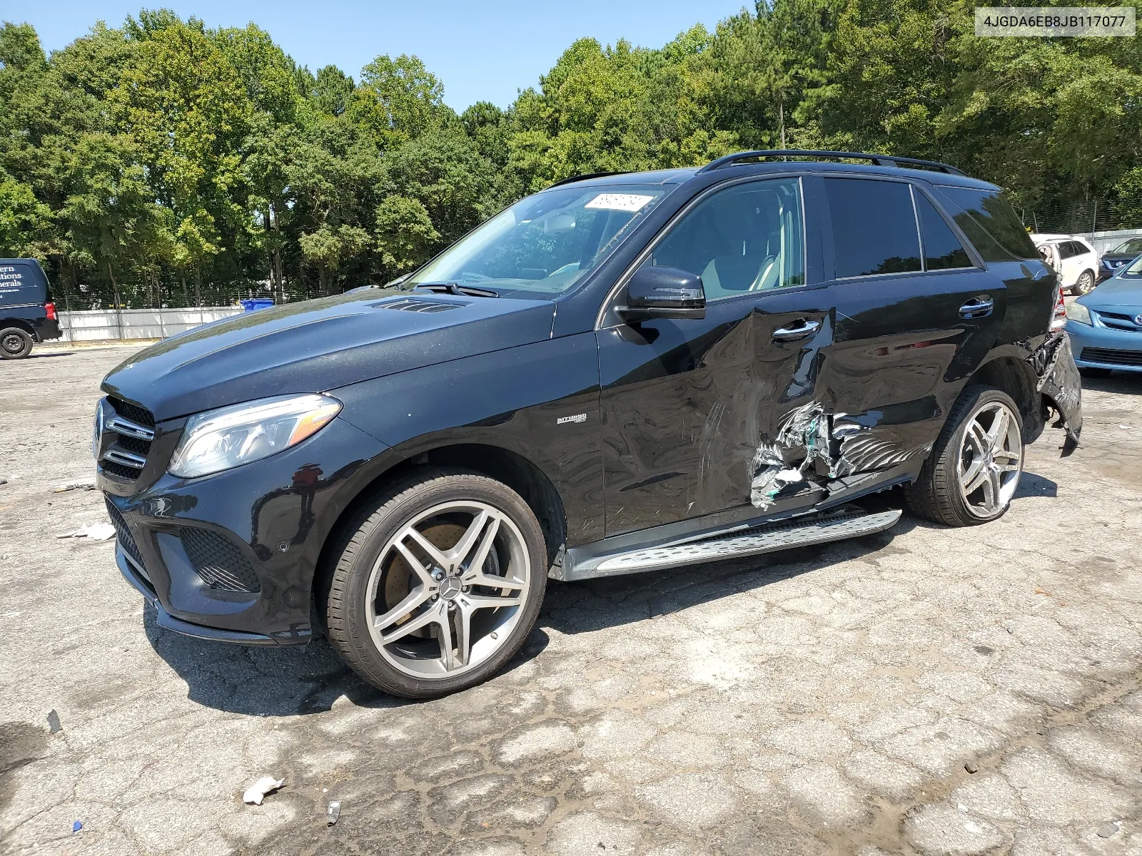 2018 Mercedes-Benz Gle 43 Amg VIN: 4JGDA6EB8JB117077 Lot: 68461034