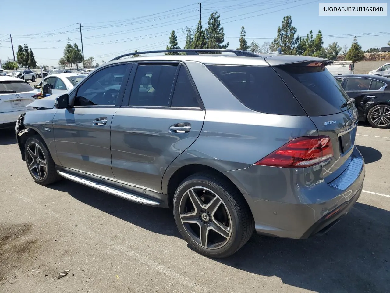 2018 Mercedes-Benz Gle 350 VIN: 4JGDA5JB7JB169848 Lot: 70471614