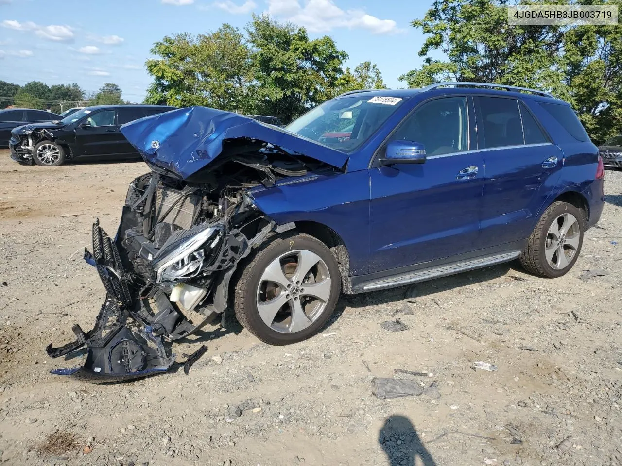 2018 Mercedes-Benz Gle 350 4Matic VIN: 4JGDA5HB3JB003719 Lot: 70475504