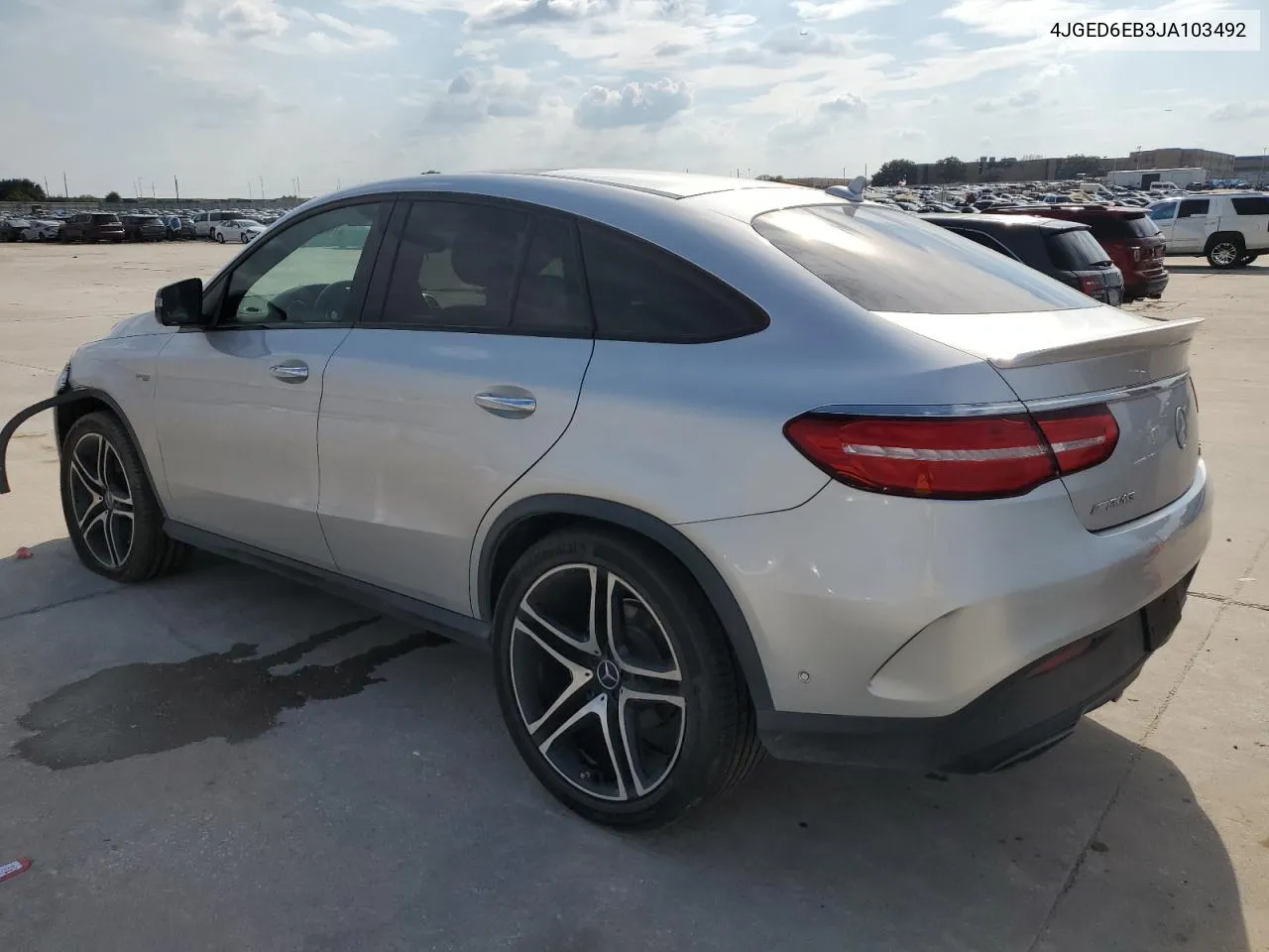 2018 Mercedes-Benz Gle Coupe 43 Amg VIN: 4JGED6EB3JA103492 Lot: 70619294