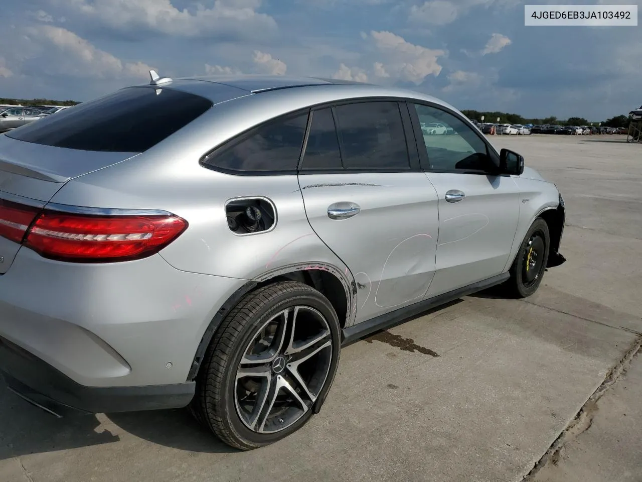 2018 Mercedes-Benz Gle Coupe 43 Amg VIN: 4JGED6EB3JA103492 Lot: 70619294